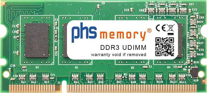 Produktbild PHS-memory 1GB RAM Speicher für Kyocera Ecosys P6035cdn/KL3 DDR3 UDIMM 1333MHz (Ecosys P6035cdn/KL3, 1 x 1GB)