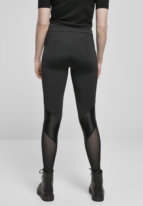 Actual product image Urban Classics Ladies Highwaist Mixed Tech Leggings (L)