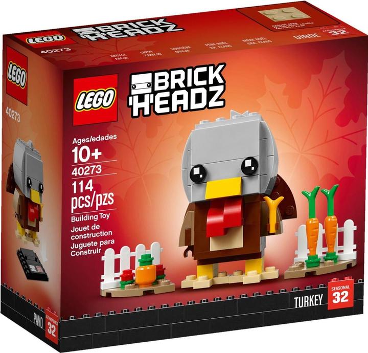 Produktbild LEGO Brick Headz Erntedank Truthan 40273 (40273, LEGO Brickheadz)