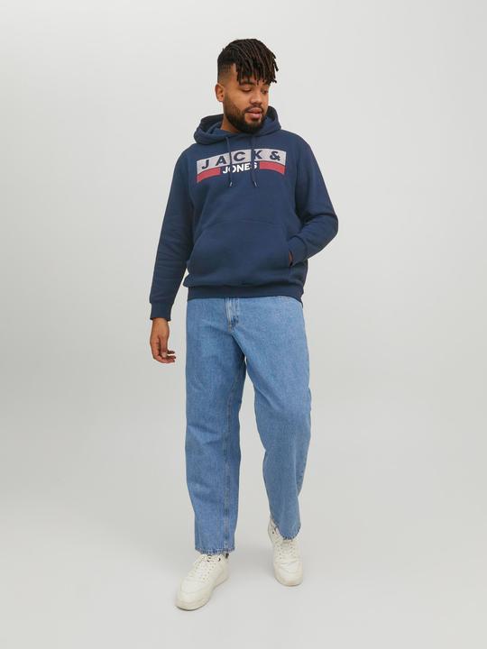 Produktbild Jack & Jones Basic Logo Plus Size Hoodie (6XL)