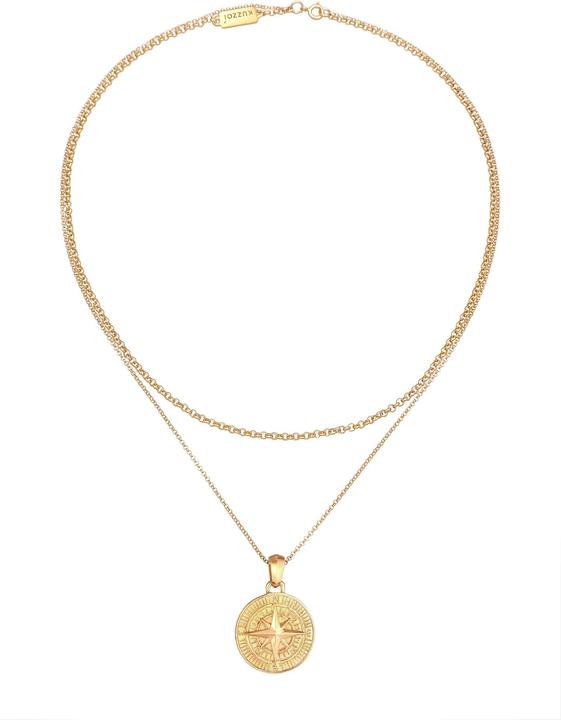 Immagine prodotto Kuzzoi Collana Uomo Strato Cimitero Bussola Argento 925 (Argento 925)