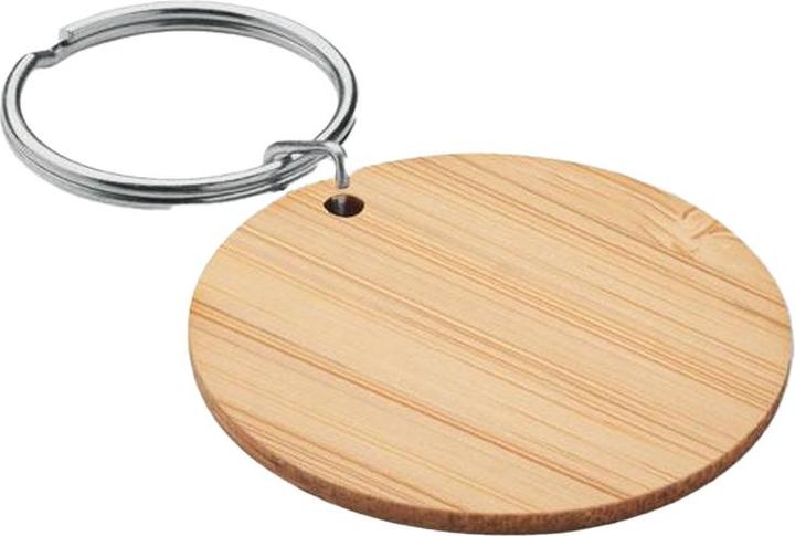 Produktbild MidOcean RoundBoo Bambus Schlüsselanhänger Rund