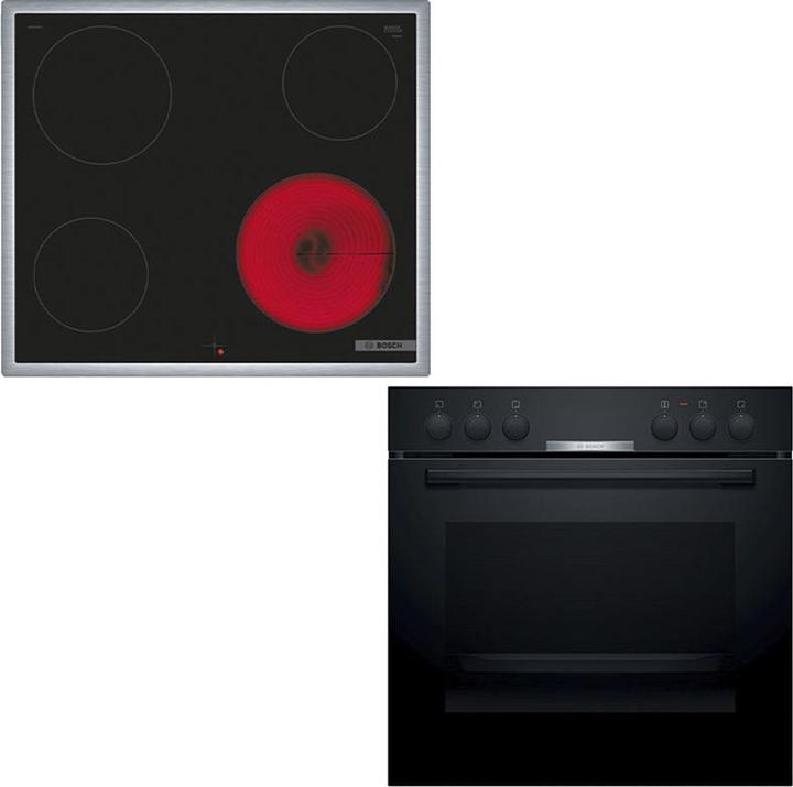 Actual product image Bosch Hausgeräte Herdset HEA510BA0C & NKE645GA2C 400V