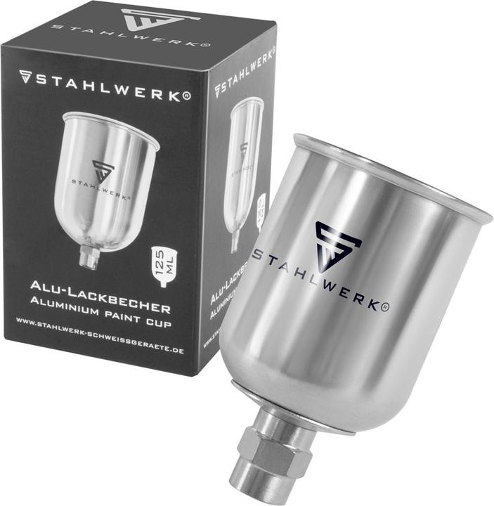 Image du produit Stahlwerk Gobelet à peinture en aluminium 125 ml pour pistolet à peinture