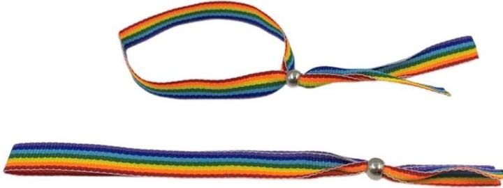 Produktbild LGBT+ Stolz Verstellbares Armband (11.50 cm, Textil)