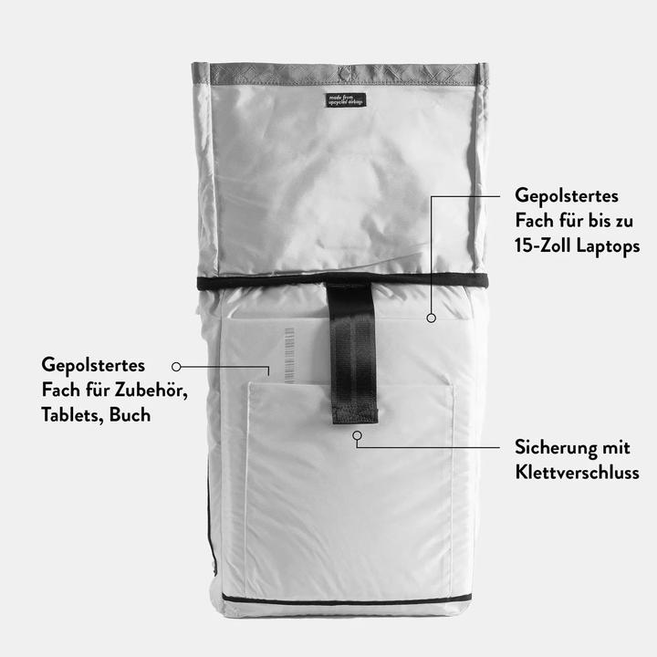 Image du produit Airpaq White Rolltop yellow (21 l)