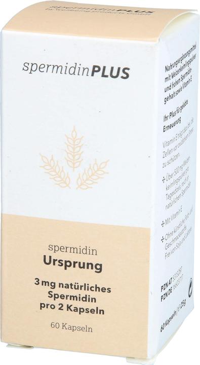 Image du produit SpermidinPlus Spermidine Origine (60 pièce(s), Capsules)