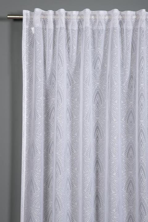 Image du produit Gardinia Foulard avec ruban de rideau, graphique dévoré (140 x 175 cm)