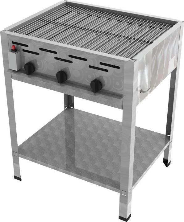 ChattenGlut Gasbräter 3-flammig mit Rost (13.50 kW)