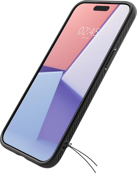Productafbeelding Spigen Liquid Air iPhone 15 Pro 6,1" czarny/matzwart (Apple iPhone 15 Pro)