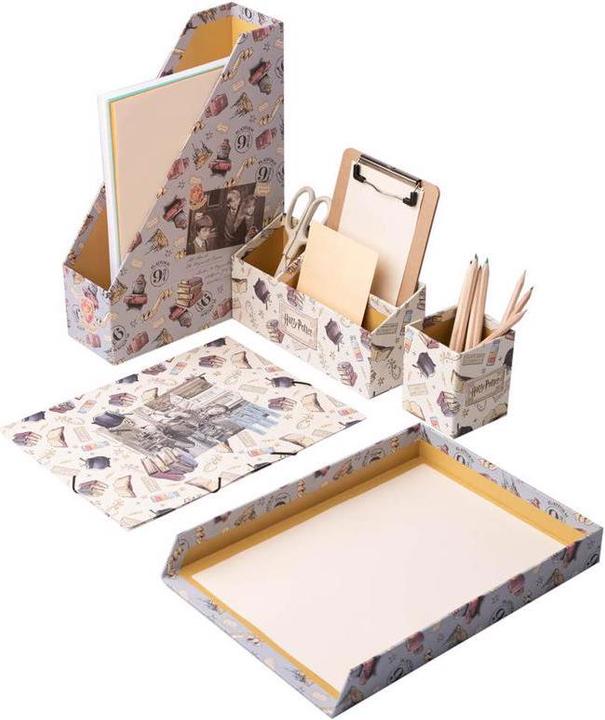 Actual product image Harry Potter 5-piece pencil holder, beige