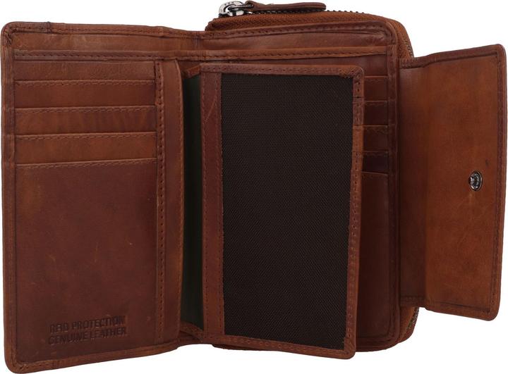 Image du produit Greenburry Newport Geldbörse RFID Schutz Leder 14 cm