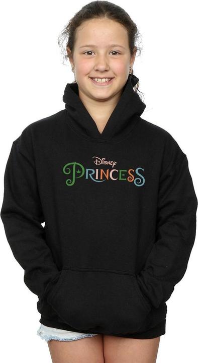 Immagine prodotto Disney Princess Colour Logo Felpa con Cappuccio Ragazze (116)