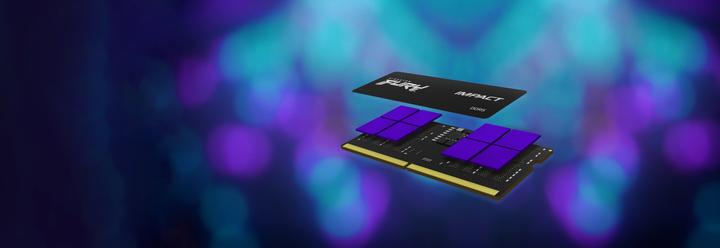 Image du produit Kingston FURY Impact (1 x 8GB, 4800 MHz, RAM DDR5, SO-DIMM)