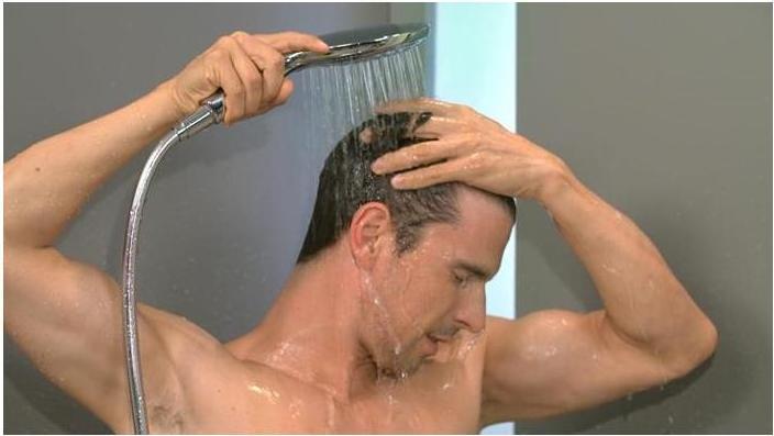 Actual product image hansgrohe Raindance Select S hand shower with chrome head (3 Beam types, 8.80 l/min)