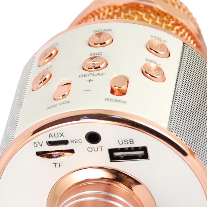 Produktbild Xtreme Hollywood Rose Gold, Silber Karaoke-Mikrofon