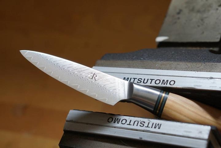 Actual product image Ryda Knives Paring knife - ST650 Damascus 9cm (9 cm)
