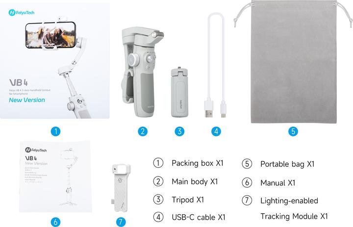 Immagine prodotto Feiyu Vimble 4 (Smartphone, 0.26 kg)