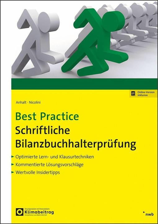 Produktbild Best Practice Schriftliche Bilanzbuchhalterprfung (Deutsch, Hans J. Nicolini, Norbert Anhalt, 2025)