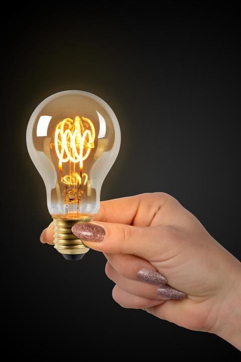 Actual product image Lucide Amber (E27, 4900 W, 380 lm, 1 x, G)