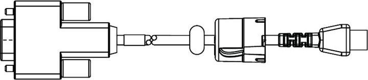 Produktbild Zebra Seriell Kabel (PC-DB9)
