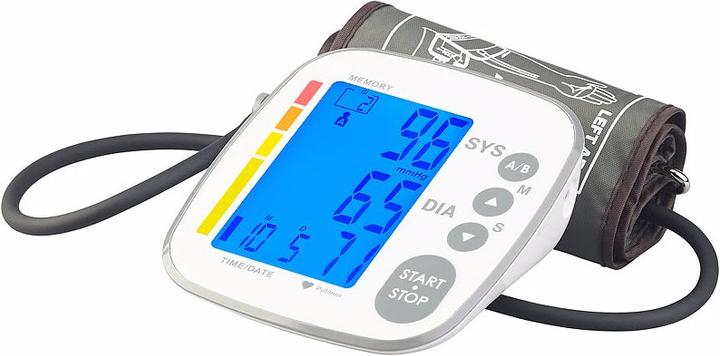 Newgen medicals Oberarm-Blutdruckmessgerät mit LCD & 500 Speicherplätzen (Blutdruckmessgerät Oberarm)