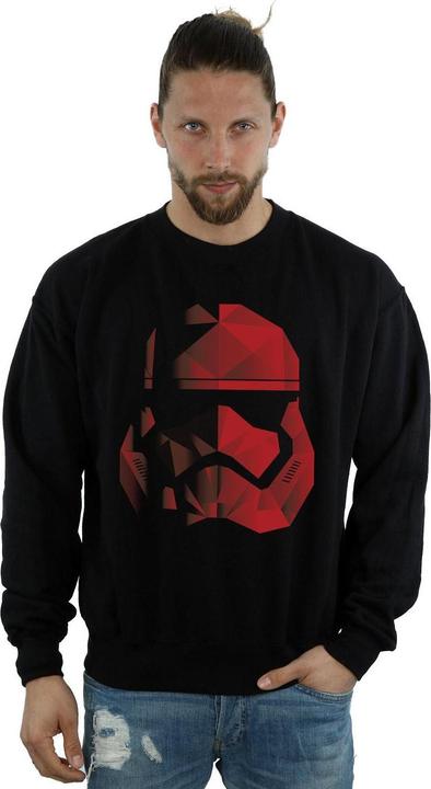 Image du produit Star Wars Mens Stormtrooper Cubist Helmet Sweatshirt (L)