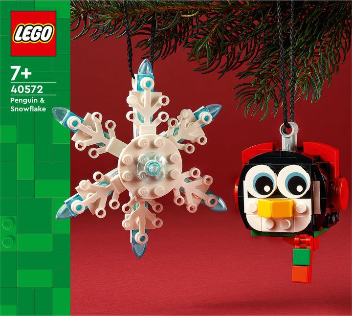 Produktbild LEGO Pinguin mit Schneeflocke (40572, LEGO DC)