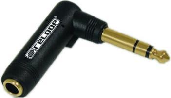 Actual product image reloop Ergonomic adapter, 6.3mm W jack - 6.3mm M jack