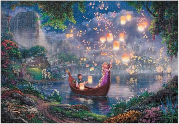Immagine prodotto Disney Puzzle in vetro colorato di Rapunzel 500 pezzi (500 pezzi)