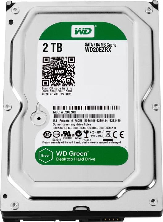 Actual product image WD Caviar Green 2TB (2 TB, 3.5")