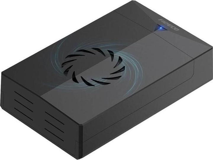 Fideco P3U HDD/SSD Enclosure (USB 3.0, SATA 2.5"/3.5", Fan)