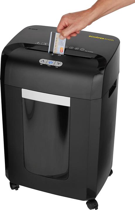 Produktbild Schäfer Shop Select Aktenvernichter SH1823 CC, Partikelschnitt 4 x 35 mm, P-4, 23 l, 18 Blatt Sch... (Partikelschnitt)