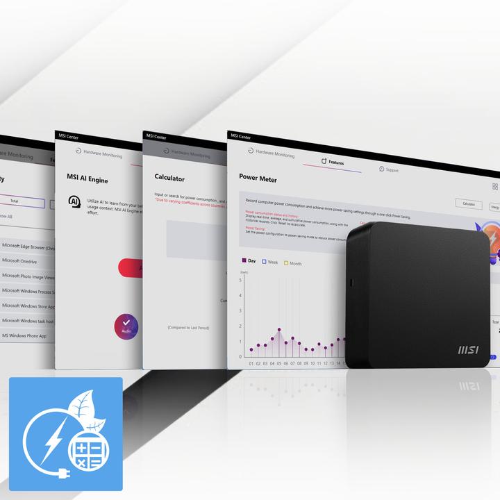 Produktbild MSI Cubi NUC 1MG (ohne Betriebssystem) (Intel Core 3 100U, 8 GB, 256 GB, Intel UHD Graphics)