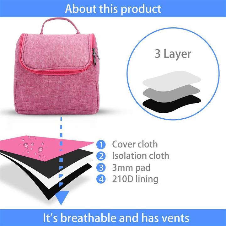 Produktbild Intirilife Kosmetik Reisetasche in PINK