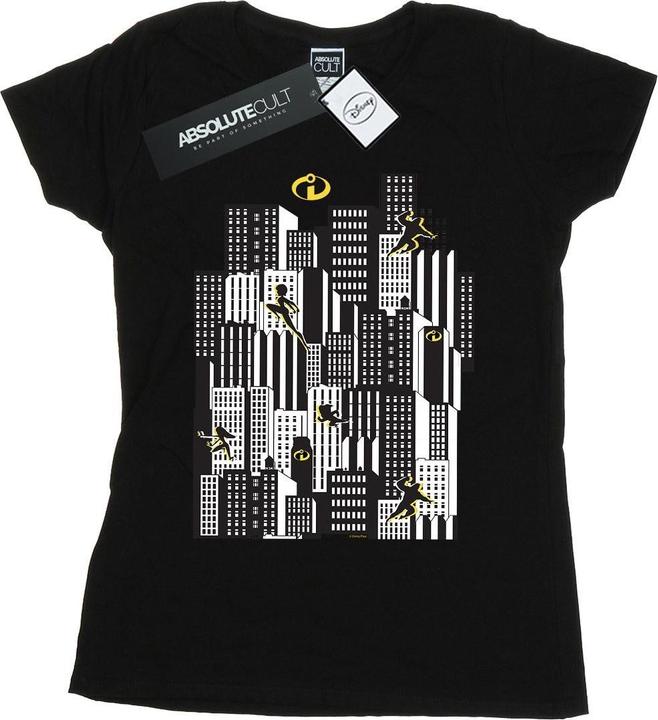 Image du produit Disney - T-shirt THE INCREDIBLES SKYLINE - Femme (L)
