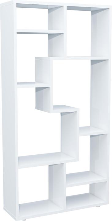 Produktbild VCM Holz Standregal Bücherregal Medienregal Aufbewahrung Raumteiler Deko Regal Lanisa M (58 x 20 x 116 cm)