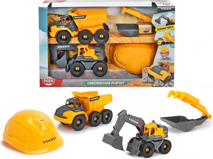 Produktbild Dickie Volvo Baufahrzeuge mit Helm