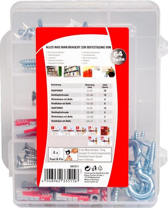 Actual product image Fischer Moving box DuoPower 6.8 (64) (64 pcs.)