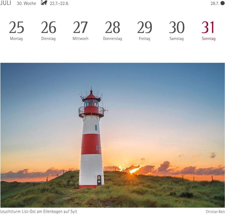 Produktbild Harenberg Postkartenkalender Lichtblicke 2022 (16 x 17.5 cm, Deutsch)