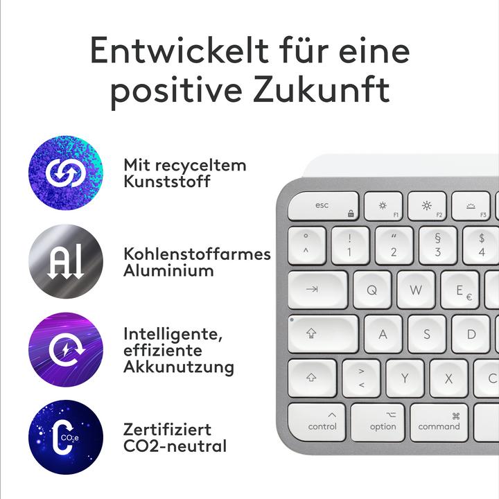 Produktbild Logitech MX Keys S for Mac (DE, Kabellos)