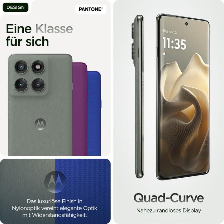 Produktbild Motorola Edge 60 Pro (512 GB, Pantone Shadow, 6.67", Dual SIM, 50 Mpx, 5G)