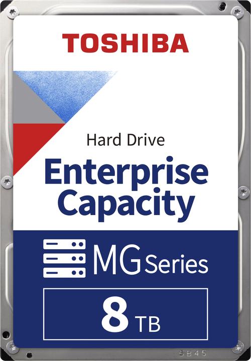 Actual product image Toshiba MG08-D (8 TB, 3.5", CMR)