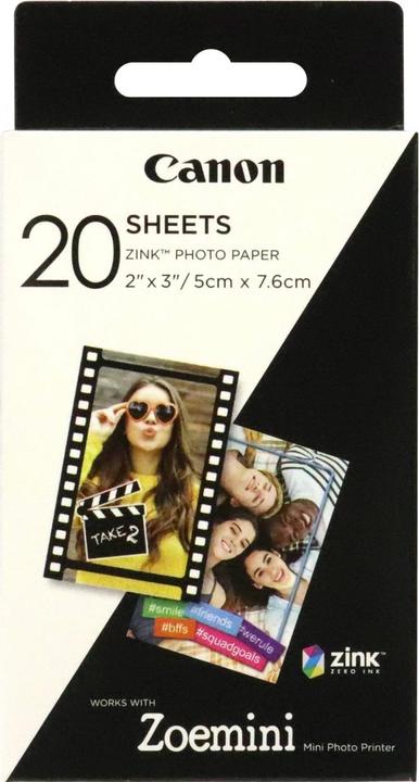 Actual product image Canon Zinc ZP-2030 (Photo (5x7.6cm), 20 x)