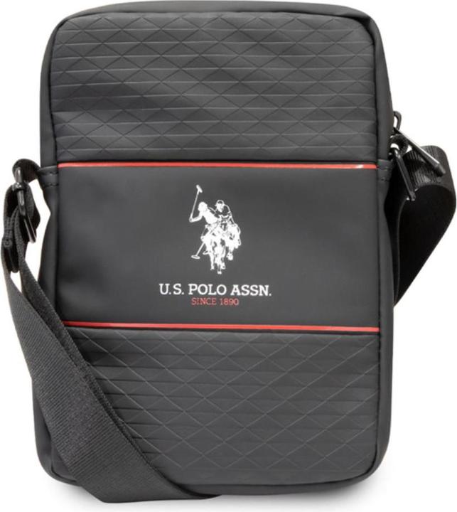Produktbild U.S. Polo Tasche 8" Middle Stripe, Schwarz