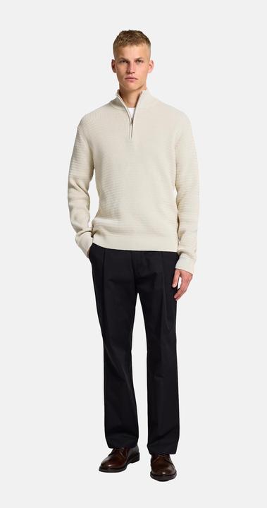 Actual product image Selected Homme Textured half-zip jumper (L)
