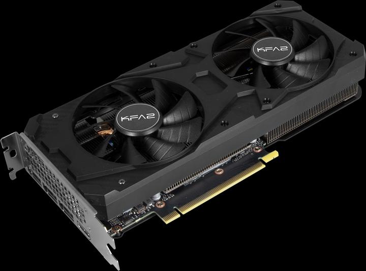 Actual product image KFA2 GeForce RTX 3060 Ti 1-Click OC LHR (8 GB)