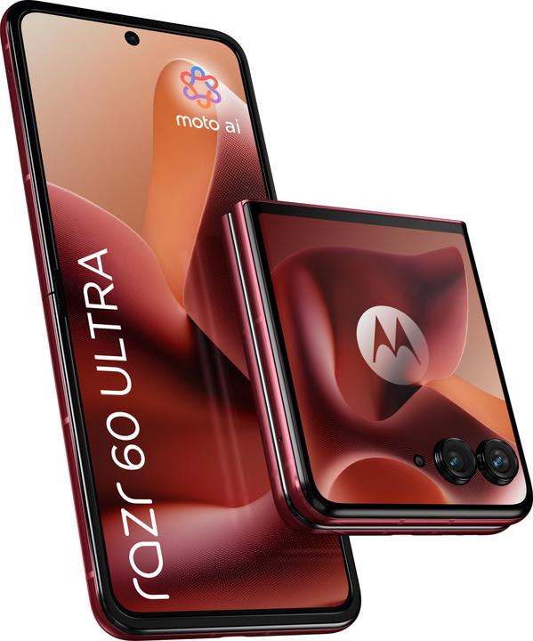 Immagine prodotto Motorola razr 60 ultra (512 GB, Rosso Rio, 6.96", Doppia SIM ibrida + eSIM, 50 Mpx, 5G)