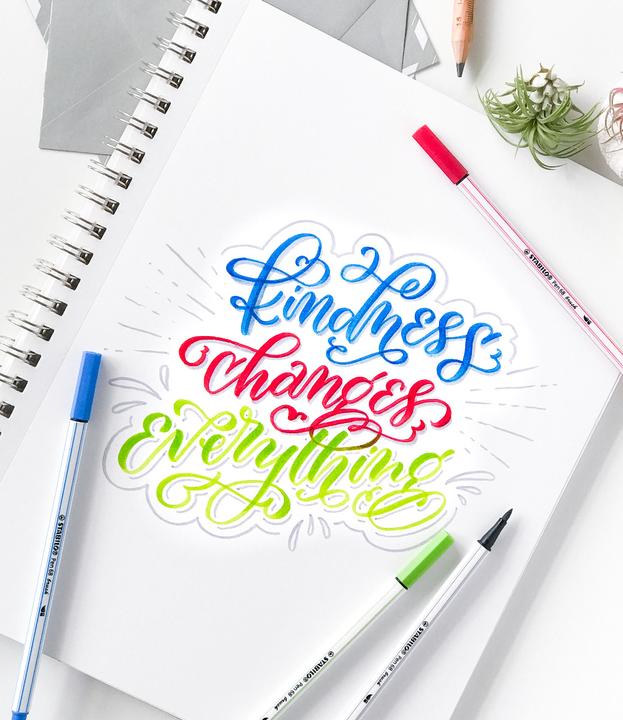 Produktbild STABILO Pen 68 brush Premium-Filzstift (Multicolor, 25 x)