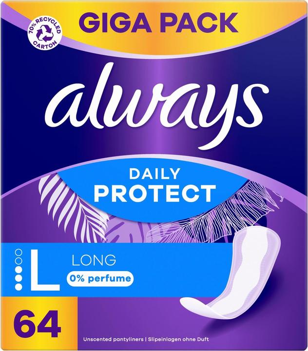 Image du produit Always Protéger quotidiennement (64 x, Panty liners)